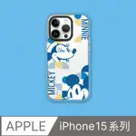 【犀牛盾】IPHONE 15系列CLEAR透明防摔手機殼｜迪士尼-米奇系列-展示好感情-米奇與米妮