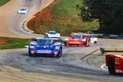Jim Adams John Hotchkis Spice SE90P Pontiac leads Martino Finotto - Old Photo