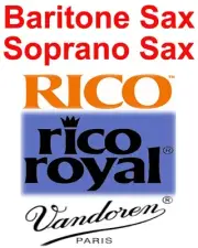 Baritone Sax or Soprano Reeds Rico, Rico Royal, Vandoren,Various Qty's Free Ship