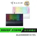 RAZER 雷蛇 BLACKWIDOW V4 75% 黑寡婦V4 黑色 白色 熱插拔機械鍵盤 橘軸 中文 英文