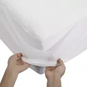 Waterproof Mattress Protector Breathable Matress Cover Deep Pocket 3D Air Fabric