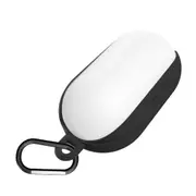 2Pcs For Galaxy Buds Wireless Bluetooth Earphone Protective Case Anti-Drop Dust-Proof Silicone Storage Box(Black)
