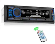 Bluetooth Car Stereo with Handsfree, Dual USB, FM/MP3/SD/AUX, Quick Charge