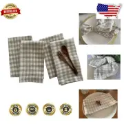 Stonewashed Linen Napkins for Elegant Dining - Set of 4, 20" x 20"