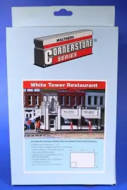 Walthers Cornerstone HO Scale White Tower Rest Building Kit #933-3030 /Complete