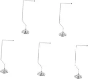 BESPORTBLE 5pcs Mini Flagpole for Desk Stainless Steel Desktop Flag Holder Office Decor National Flag Display Stand