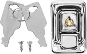 TOGEVAL Complete Suitcase Lock Set Pcs Iron Latches Keys for Toolboxes Jewelry Luggage Storage