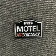 Bates Motel - No Vacancy Sign - Enamel Pin