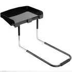 Sidekiix Black Under Mattress Bedside Laptop Shelf, Adjustable 17" x 11" Tray