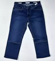 $248 New BRAX Chuck Men's Size 33x34 Hi-Flex Causal Blue 5 Pocket Jeans