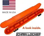 Chain Locker Chainsaw Dolmar Chain Storage Case Blaze Orange Made in USA