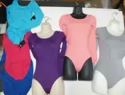 Bloch Long Sleeve leotard 6 colors Girls Sz 12 CL5609 Dance Gymnastic Ballet