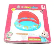 40 Inch Cocomelon Inflatable Shaded Baby Pool