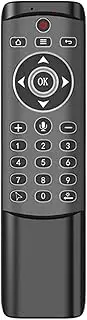 1pc Backlit Flying Mouse Remote Control 2.4G IR Built-in Gyro Microphone Smart Voice Controller for Smart TV Android TV-Box