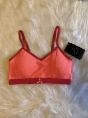 Balanced Tech Sports Bra Womens Size Small Pink Wireless Pull Over