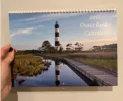 2025 Outer Banks Calendar - all original prints from local artist - free ship