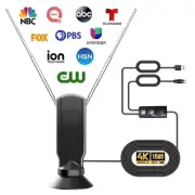 Indoor TV Antenna for Smart TV, 360° Omni Directional Reception Digital HD An...