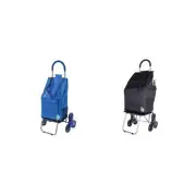 dbest products Stair Climber Trolley Dolly Folding Grocery Cart 3 Wheels Heav...