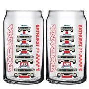 HOLDEN Heritage Torana Coloured Can Shaped Glasses Set of 2