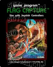 Atari 2600 Replacement Label - Flag Capture