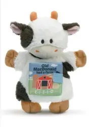 2016 Demdaco 9.5" Old MacDonald Had a Farm CowHand Puppet Book (New W/Tags)