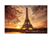 Eiffel Tower Canvas Canvas Print