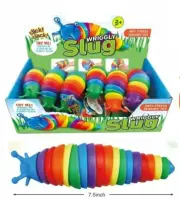 Bulk Fidget Slug Toy, Anti Stress/Anxiety Relief Sensory Slug Toy (Pack of 12)