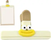 Reusable Bag Sealing Clips - Cartoon Fresher-Keeping Clamp | Colorful Bookmark Paper Clamp for Paper, Snacks, Notes, Food Package, Bag, Clothes