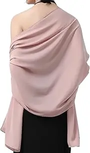[Gochoneng] Women's Chiffon Scarf Shawls and Wraps for Evening Dresses Bridesmaid Wedding Bridal Scarves Soft Fashion Shawl