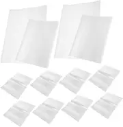 COOPHYA Reusable Book Covers 40 Pack Plastic Book Sleeves Waterproof Protection for School for Students