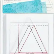 TriSquare Precision Ruler - Perfect Angles Made Easy
