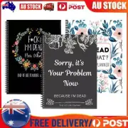 Fuck I'm Dead, End Of Life Planner, I'm Dead Now What When I'm Gone Workbook AUS