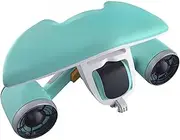 Underwater Scooters Underwater Booster Diving Thruster Underwater Shooting Unmanned Robot Diving Rescue Equipment Diving Swimming Boosters(Blue)