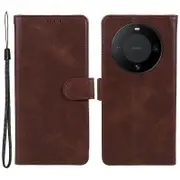 Leather Cover For Huawei Mate 60 Pro Magnetic Clasp Calf Texture Wallet Stand Phone Case