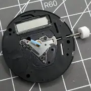 ISA K63 Quartz Watch Movement 3 Hands Display Double Batteries Swiss Made
