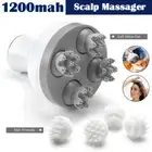 Electric Hair Scalp Massager Shampoo Brush Shower Comb Exfoliate Remove Dandruff