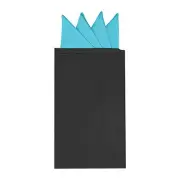 Men's Pre-Folded Pocket Squares on Card Solid Triangles Suit Handkerchief