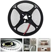 Arotelicht LED Strip Lights Cool White 6000K, 12V Dimmable Light Strips, Adhesive Tape Lights, LED Cuttable Ribbon for DIY Home, Kitchen, Bedroom,16.4ft/5M 300LEDs for SMD5050 (Only a Strip)