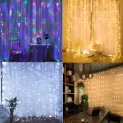 300 LED Curtain String Light USB Powered LED Lights Christmas Decoration Party