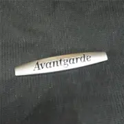 1PC Matte Avantgarde Silver Metal Emblem Badge Sticker Decal Car Engine 3D Turbo (for: Renault)