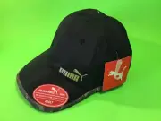 New PUMA OSFA Men’s Snapback Hat Adjustable ONE SIZE Black w/Camo, Gold