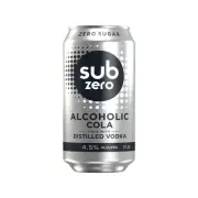 Sub Zero Cola, Classic Premixed Drink, Zero Sugar, 4.5% ABV, 375mL (Case of 24 C