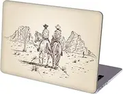 MINGDAO Case Compatible with MacBook Pro 14 inch Hard Protective Shell with Keyboard Cover (A2442 M1 Pro/Max, 2021 Release) - Wild West Desert Cowboys-1