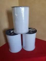 229. NEW WHITE TULLE ROLLS. SET OF 3. 100 YARDS WEDDING AND PARTY DECORATION