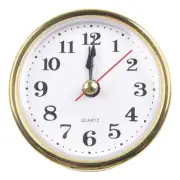 Customizable DIY Clock 65MM Quartz Clock Insert with Gold Arabic Numbers