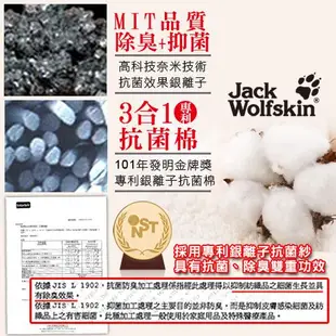 Jack Wolfskin 專利銀離子抗菌發熱雙人被胎(銀綠)