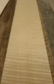 Figured Anigre wood veneer 5" x 28" raw no backing 1/42" roll AA quality grade