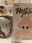 Labubu Authentic POP MART The Monsters Have A Seat Plush Keychain -HEHE
