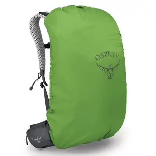 【Osprey】Stratos 24 透氣網架健行登山背包 24L 男款 隧道灰(登山背包 健行背包 運動背包)