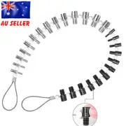 Nut & Bolt Thread Checker, Inch & Metric Set Thread Detection Tool Utility Tools